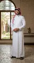 ثوب ابيض قماش تيفان TVN 3147.webp