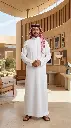 ثوب ابيض قماش قيراط MT-001500.webp