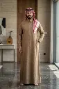 ثوب قماش شتوي برونز AJW2665.webp