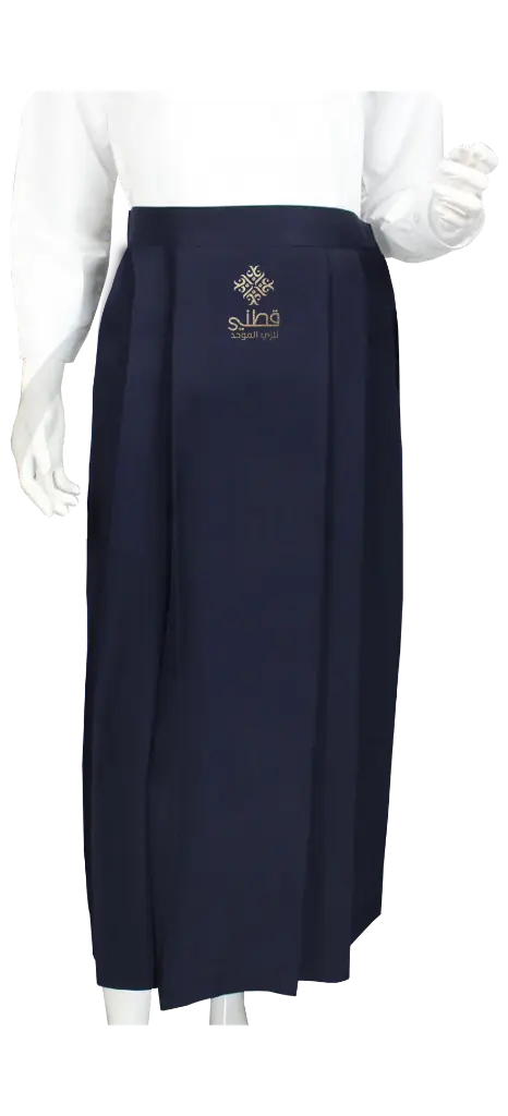تنورة مدارس حكومية اللون كحلي موديل 2.webp