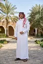Thobe White Fabric Al Deeb 3086