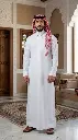ثوب ابيض قماش دانتي 115