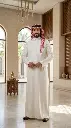 ثوب قماش اتواب كوري كريمي - لفة رول (دائرية ) 102