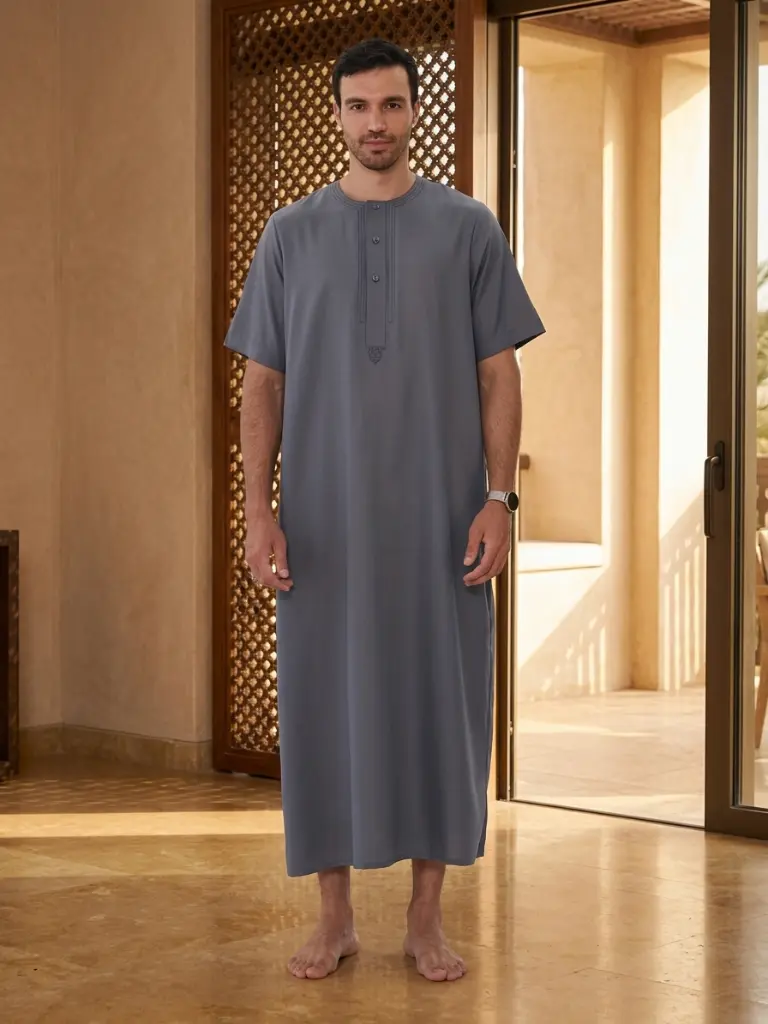 Thobe Fabric Pajama Alwan