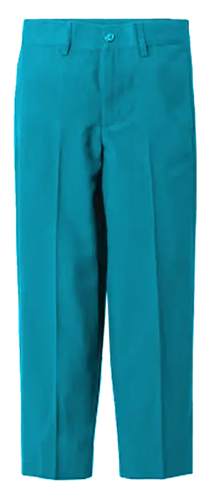 Formal trousers – Tiffany color, Size 4, Boys Section – Qeem School