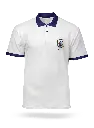 White polo T-shirt with navy collar – Montessori Section (Boys) – Manahil Al Bukayriyah School