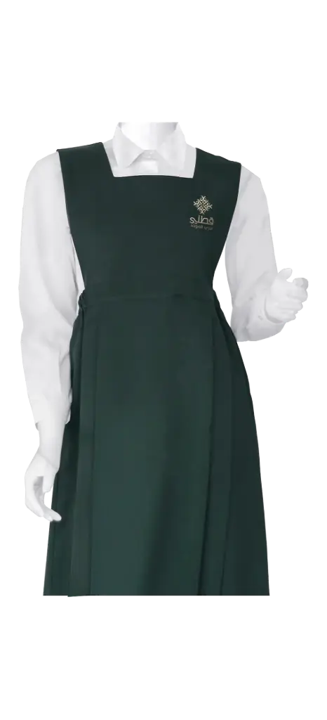 Olive green school uniform - Model 3