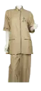 Cleaning staff uniform, dark beige