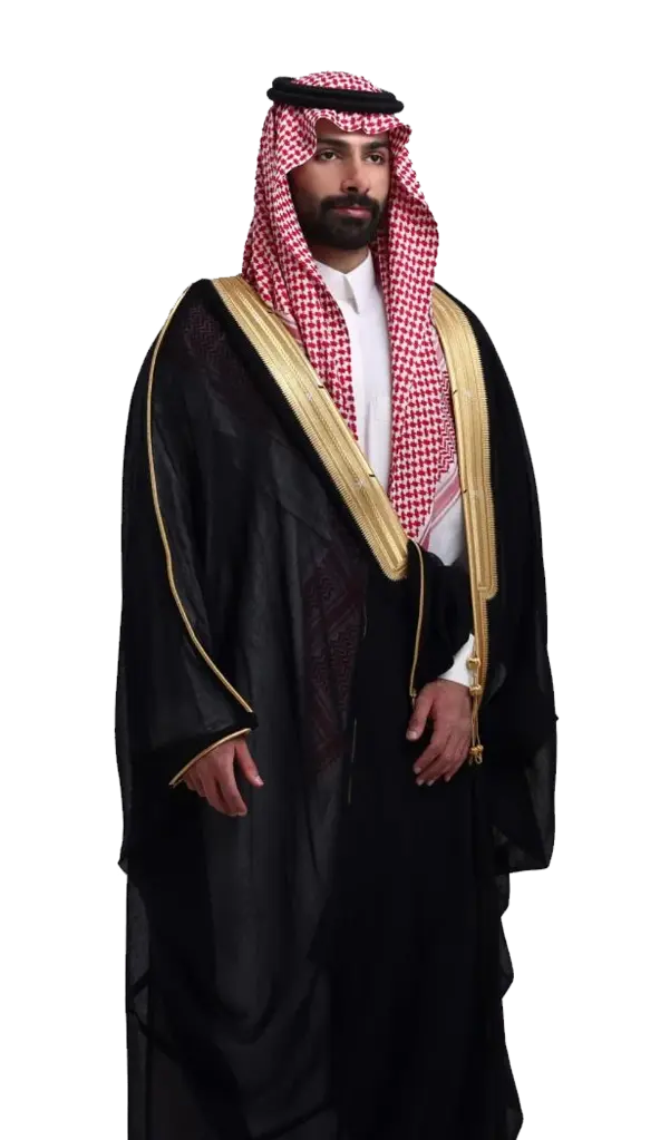 Royal black bisht (traditional cloak)