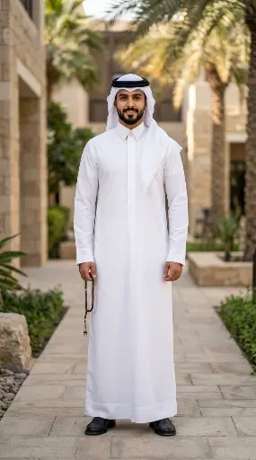 [Th-836] Thobe Fabric Al Naseem