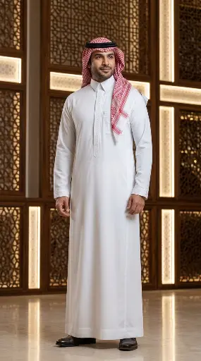 [Th-863] Thobe Fabric Itqan