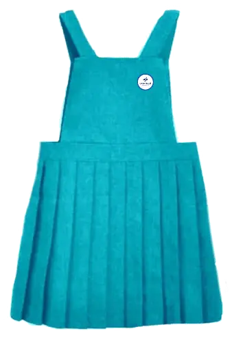 [Fo-215] Formal Tiffany color school uniform - Size 10 Lower Primary Girls Section, Qeem School