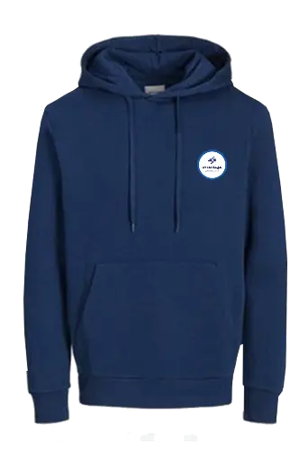[Na-507] Navy Hoodie Winter Jacket - Size 12 - Boys’ section - Middle School at Qeem School