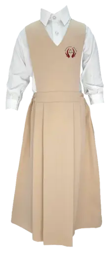 [Fo-220] مريول رسمي اللون بيج - بروضة المنال