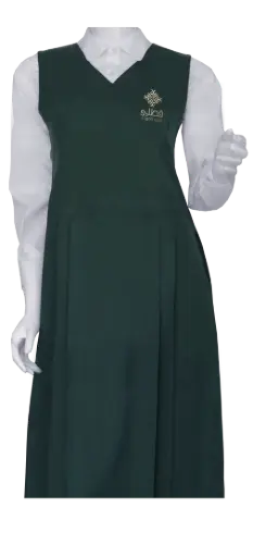 [Ol-563] Olive green school uniform - Model 4