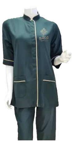 [Cl-30] زي عاملات نظافة اللون زيتي