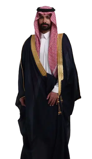 [Ro-583] Royal navy blue bisht (traditional cloak)